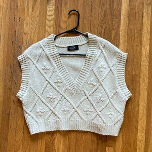 Cider Cropped Sweater Vest XL